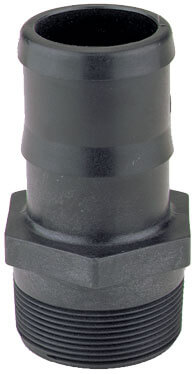 Banjo HB025 1/4" Male Thread x 1/4" Hose Barb (Poly Straight Hose Barb) Banjo HB025 1/4" Male Thread x 1/4" Hose Barb (Poly Straight Hose Barb)