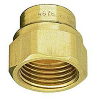 Spraying Systems 4676-1/4 1/4" Brass TeeJet Outlet Adapter Spraying Systems 4676-1/4 1/4" Brass TeeJet Outlet Adapter